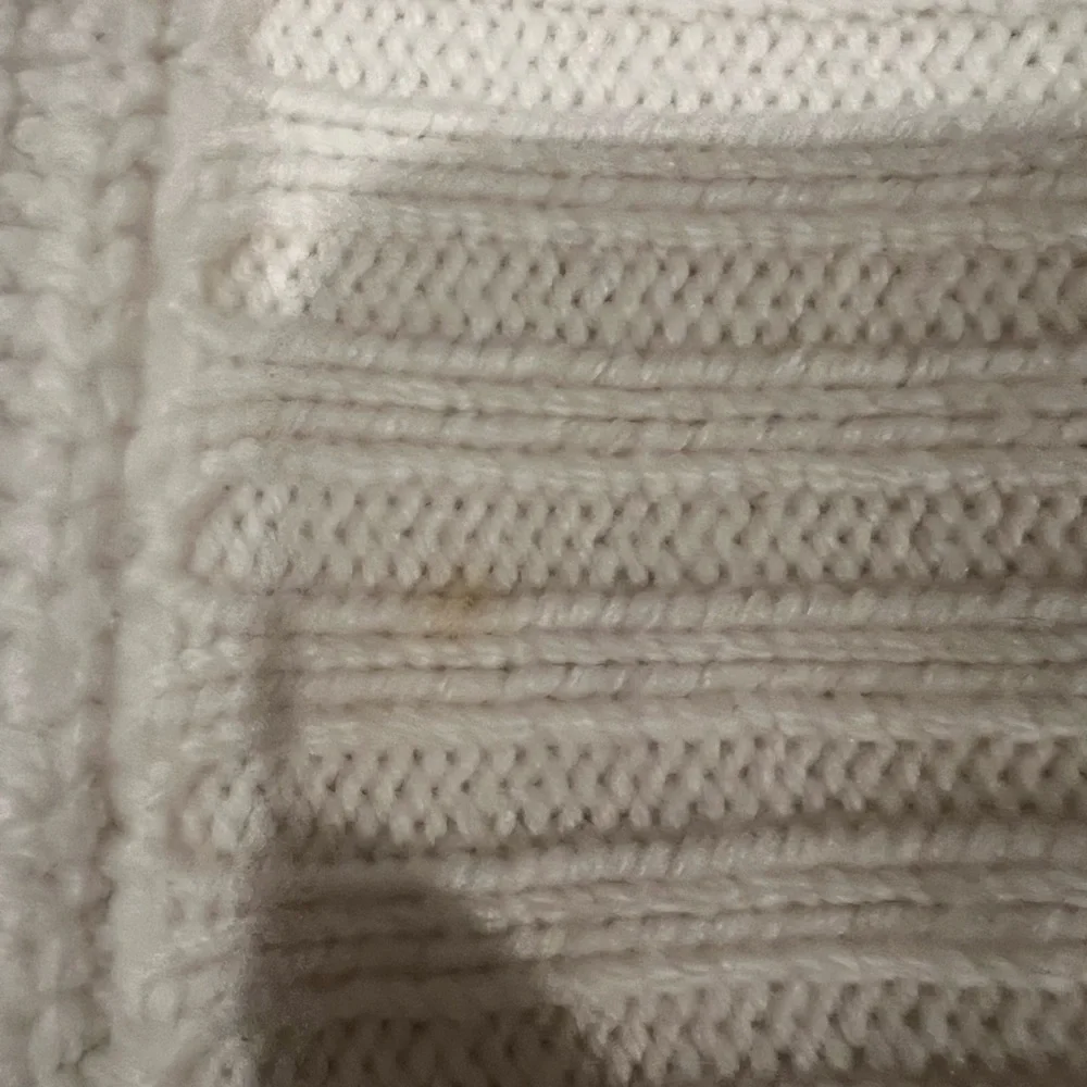 Women's Cream Shawl Collar Cropped Knit Sweater